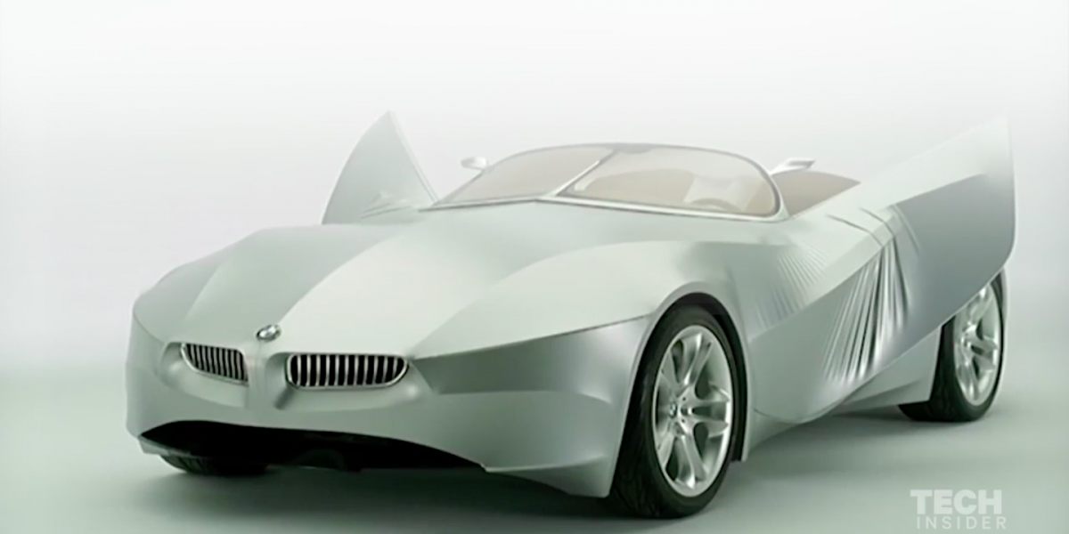 Кроссовки и новый концепт-кар BMW сделаны из идентичного материала