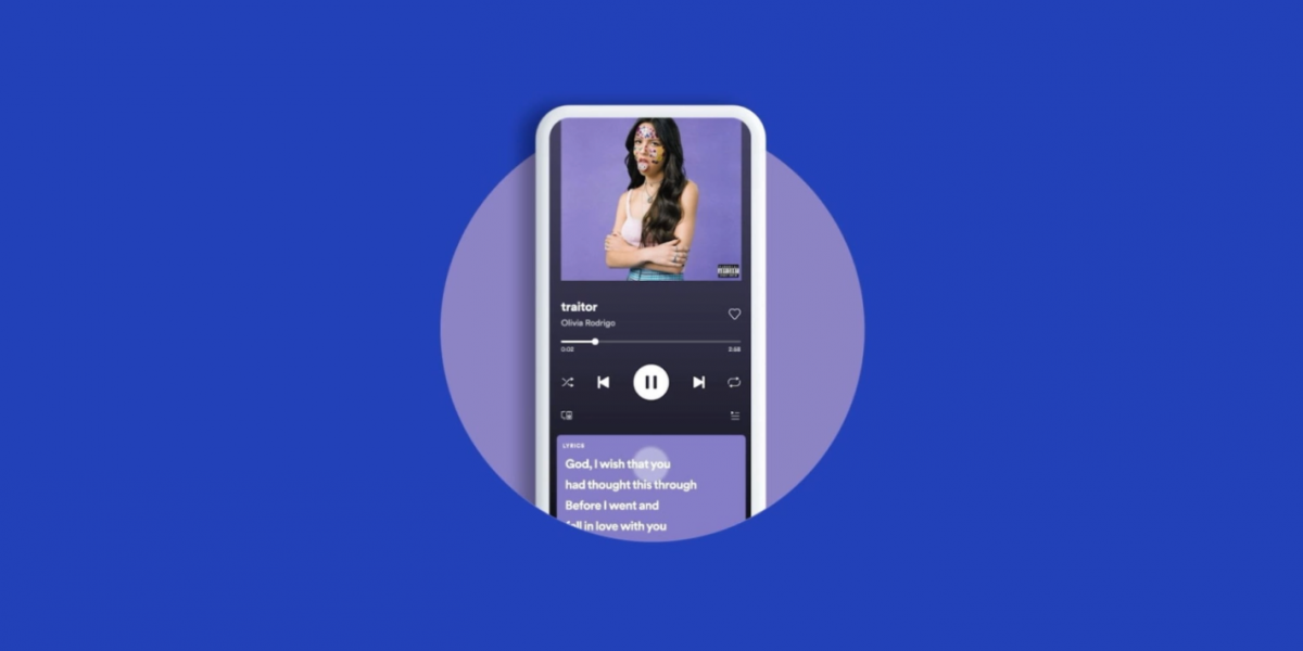 Spotify добавили тексты песен во время проигрывания