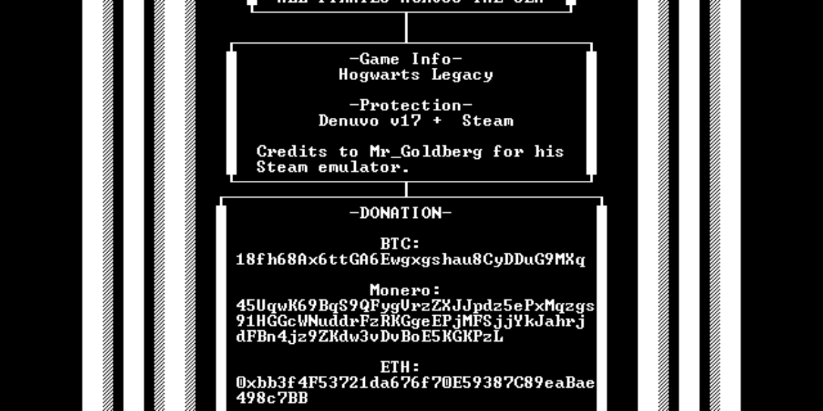 Русский хакер взломала Hogwarts Legacy