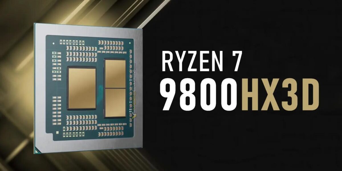 AMD готовит восьмиядерный процессор Ryzen 7 9800HX3D для ноутбуков