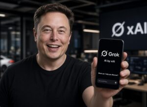 Маск раскрыл секрет Grok Bot: он продолжает работать даже после выключения компьютера