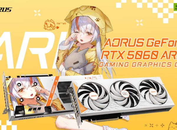Gigabyte представила Aorus GeForce RTX 5060 ARI 8G длиной почти 330 мм
