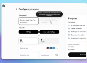 OpenAI приостановила продажу подписки Pro из-за высокого спроса на модель Astra