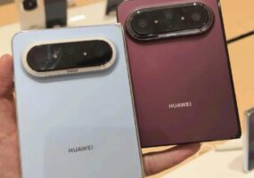 Новые версии Huawei Pura X Max показали вживую
