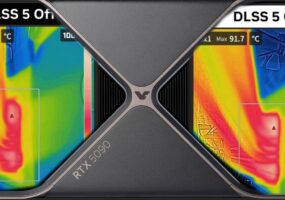 Cyberpunk 2077 с DLSS 5 нагрузила GeForce RTX 5090 так, что разъем питания нагрелся почти до 92 °C