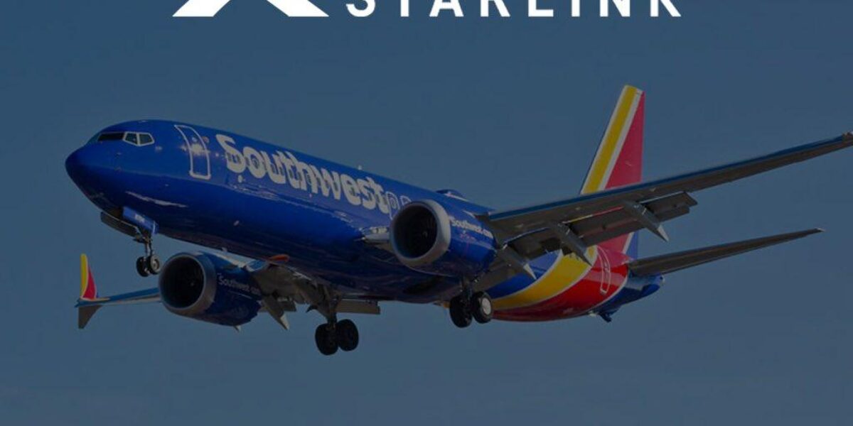 Starlink появится на всем флоте Southwest: более 300 самолетов подключат к концу 2026 года