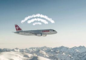 Спутниковый интернет Starlink появился в самолётах Swiss International Air Lines
