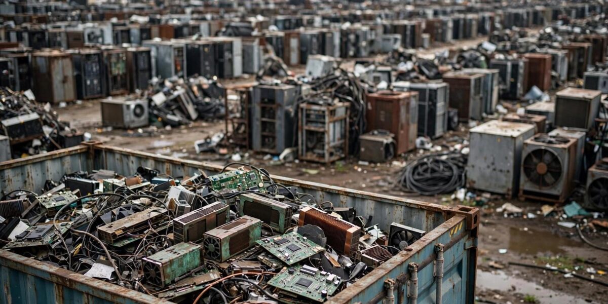 ИИ-отходы заполнят 23 миллиона контейнеров к 2050 году