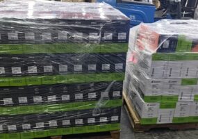 В Сеть попали фотографии сотен GeForce RTX 5090 на палетах