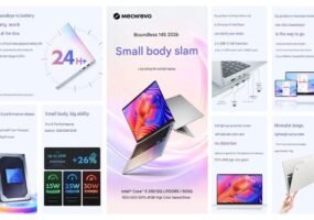 Mechrevo выпустила ноутбук Boundless 14S 2026 с 12 ГБ ОЗУ и новым процессором Intel