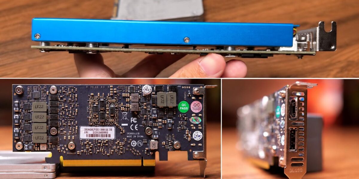 В Китае протестировали ультракомпактную GeForce RTX 3060 без дополнительного питания