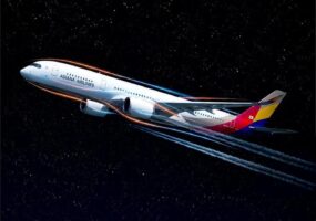 Спутниковый интернет Starlink появился в самолётах Asiana Airlines