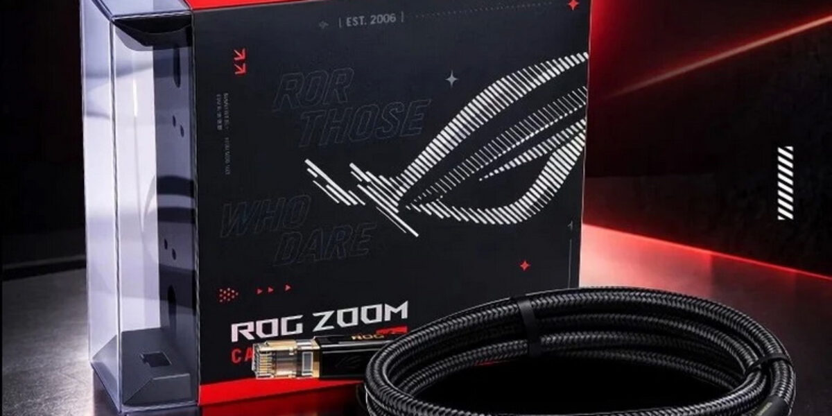 Asus выпустила геймерский Ethernet-кабель ROG Zoom за 41 доллар