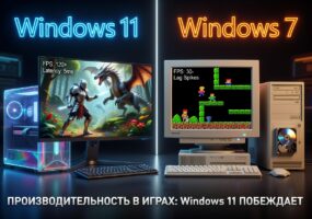 Windows 11 сравнили с Windows 7 в играх, и результаты оказались неоднозначными