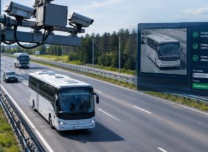 Дорожные камеры на М-12 начали выявлять нелегальные автобусные рейсы