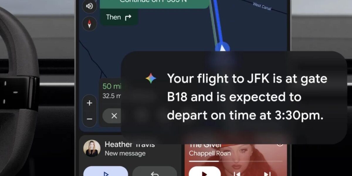 Google связала ИИ в Android Auto с почтой и фотографиями