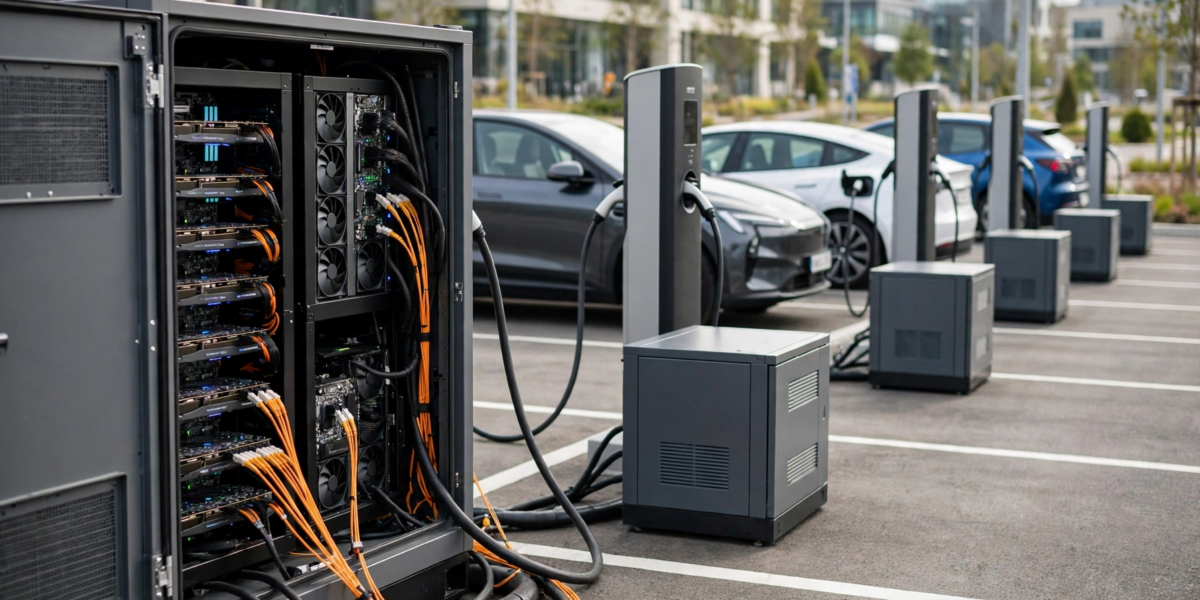 Xeal предлагает использовать простаивающую мощность зарядных станций для размещения 100 тысяч GPU Nvidia
