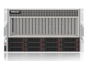 Два Intel Xeon 5-го поколения, 32 слота RDIMM, 8 слотов PCIe 5.0 и четыре БП по 2700 Вт. Представлен монструозный 6U-сервер Inno3D